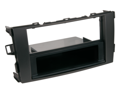 2-DIN Paneel Toyota Auris (E15J/E15UT) 03/2007-10/2012 - Zwart