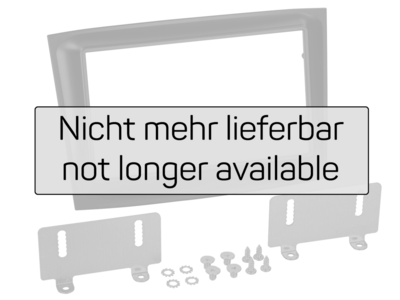 2-DIN Paneel Fiat Doblò 2015-2022 / Opel Combo 2015-2019 - Zwart