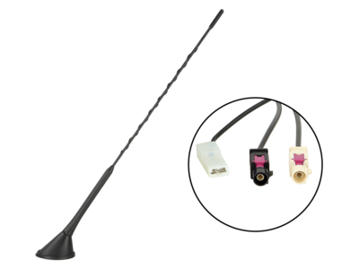 Dakantenne AM/FM DAB/DAB+ 60° staafneiging 12V extern