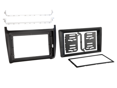 2-DIN frame VW Polo 2014-2017 Zwart