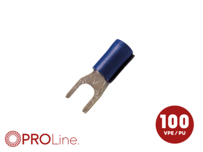 Kabelvork 1.5x2.5 blauw M4 (100stuks) ACV PROLine