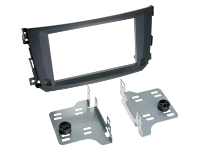 2-DIN Paneel Smart Smart For Two (A451) (C541) 2010-2015 - Zwart