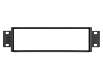 1-DIN Paneel Renault Trafic III (L/LJ) Nissan Primastar III (4/J4) - zwart