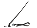 Universele opbouw antenne zwart AM / FM (DAB+ ready), rubber spriet