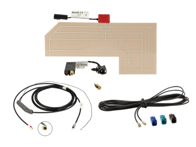 Glas Zelfklevende Antenne / Folie Zelfklevende Antenne AM/FM/DAB+ Kit
