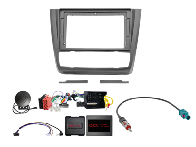 9" Kit BMW 1series 2007-2013 climatronic SWC/antenna/PDC
