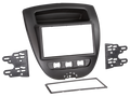 2-DIN Paneel Citroën C1 - Peugeot 107 - Toyota Aygo 2005-2014 - Zwart