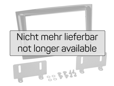2-DIN Paneel Fiat Doblò 2015-2022 / Opel Combo 2015-2019 - Piano Zwart