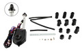 ACV Electrische telescoop antenne AM/FM voor spatscherm - Zwart