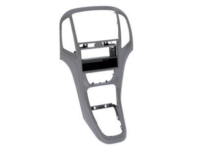 2-DIN Paneel Opel Astra J (P-J) 12/2009-08/2018 - Titanium Grijs
