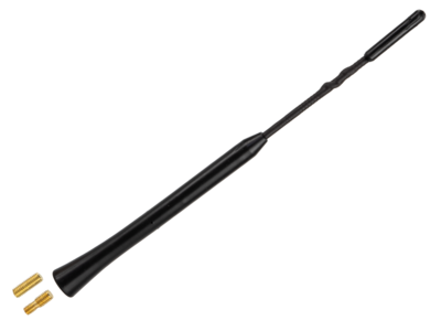 Antenne spriet 16V "low noise" AM/FM 20cm, met M5 en M6 verloopjes