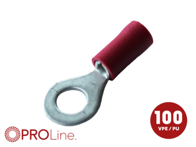 Kabeloog 0.5x1.5 rood M5 (100stuks) ACV PROLine