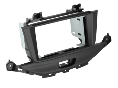 2-DIN Paneel Opel Astra K 2015-2019 - Zwart