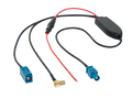 Antenne Splitter AM / FM / DAB+ Fakra(m)>Fakra(f)/SMB(f)