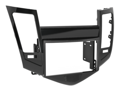 2-DIN Paneel Chevrolet Cruze (KL1J) 2009-2014 - Piano Zwart