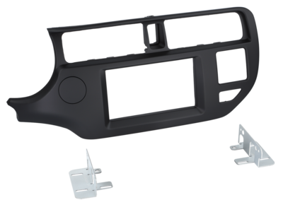 2-DIN Paneel Kia Rio (UB) 2011-2015 - Zwart
