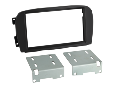 2-DIN Paneel Mercedes Benz SL-Klasse R230 2001-2005 - Zwart