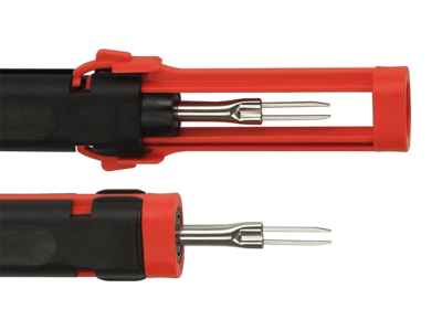 Ontgrendelings tool for 2.8 mm blade terminals