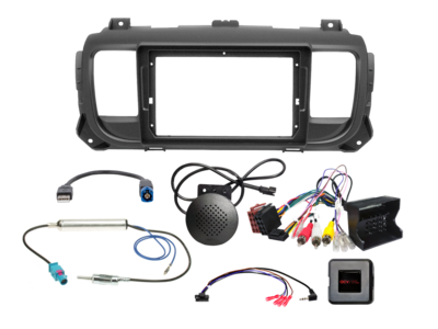 ACV - 2-DIN inbouwkit voor 9-inch radio Citroen/Opel/Peugeot/Toyota 40Pin SWI/USB/PDC - artikel 691041-91-1-3
