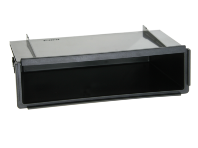 Aflegbakje voor 2-DIN Paneel met special metalen frame