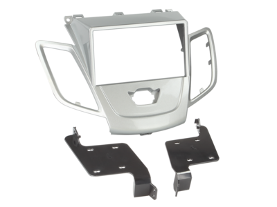 2-DIN Paneel Ford Fiesta (JA8) 2008-2017 - Zilver