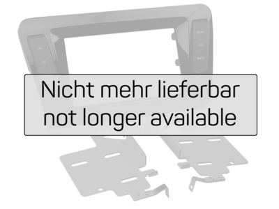 2-DIN Paneel Skoda Octavia 2013-2019 - Piano Zwart