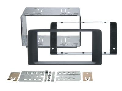 2-DIN Paneel diverse modellen MAN 2007-2020 - Rubbertouch zwart