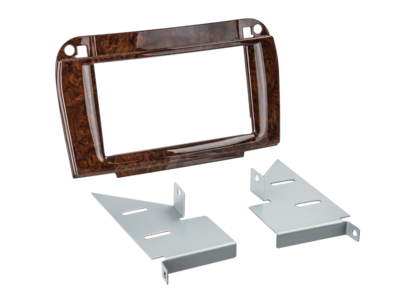 2-DIN Paneel Mercedes Benz CL-Klasse (W215)/S-Klasse (W220) 1998-2005 - Zwart