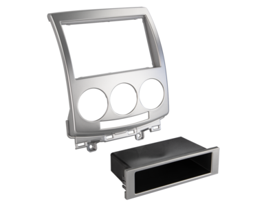 2-DIN Paneel Mazda 5- 2005-2010 - Zilver