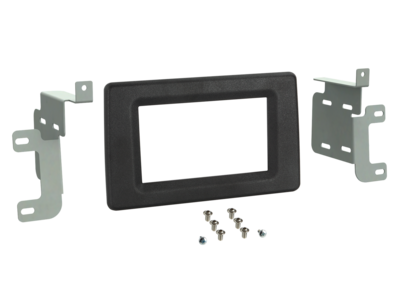 2-DIN Paneel Nissan NV400 - Opel Movano - Renault Master - Zwart