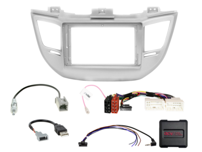 ACV - 2-DIN inbouwkit voor 9-inch radio Hyundai Tucson (TL) 2015 - 2018 24Pin/18Pin SWI/antenne - artikel 691143-95-2-2