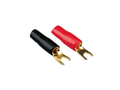 Vork kabelschoen 4 mm² 4 x rood 4 x zwart