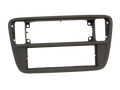 1-DIN Paneel Skoda Citigo (AA/AAN) - Seat Mii (AA/AAN) 2011-2019 - Zwart