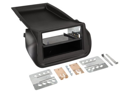 2-DIN Paneel met Pocket Citroën Nemo - Peugeot Bipper - Fiat Fiorino 2008-2019...