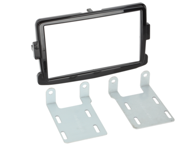 2-DIN Paneel Dacia - Opel - Renault - Fiat - Piano Zwart