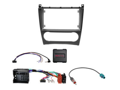 ACV - 9" Kit Mercedes C-klasse/CLC-klasse/CLK-klasse SWC/antenne - 2-DIN Kit - artikel 691190-92-1