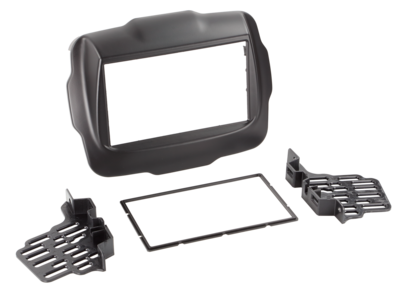 2-DIN Paneel Jeep Renegade 2014-2023 - Zwart