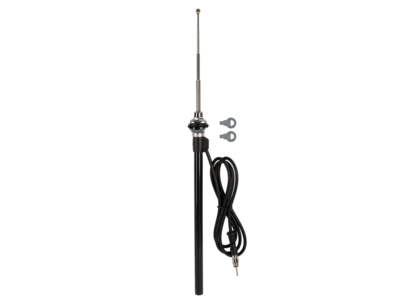 Universele inzinkantenne AM/FM chroom kleine kop (27mm)