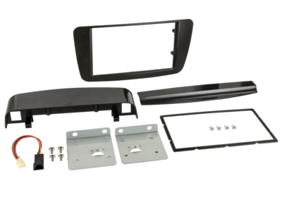 2-DIN Paneel Mercedes Benz A/CLA/GLA-Klasse - zwart