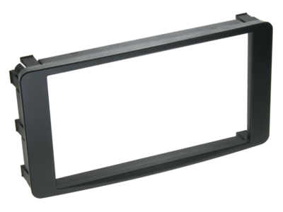2-DIN Paneel Mitsubishi Lancer (CYO) / Outlander (CWOW/CWB) - Zwart