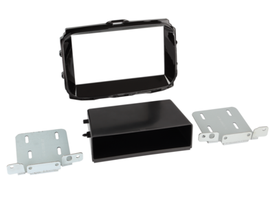 2-DIN Rubertouch met pocket Alfa Romeo Giulietta 10/2014-> Piano Zwart