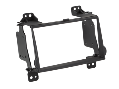 2-DIN Paneel Hyundai H1 2008-2015 - Rubbertouch Zwart