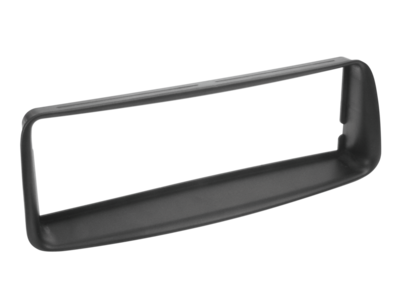 1-DIN Paneel Peugeot 206 (2) / 206 CC (2) 1998-2007 - Zwart