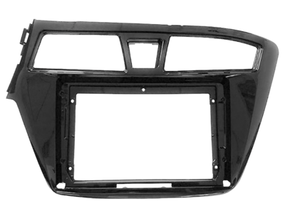 ACV - 9" paneel Hyundai i20 (GB) 12/2014-06/2018, met trapeze vormige gevarenlicht knop - Inbouwpanelen - artikel 381143-90-1