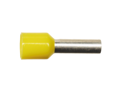 Adereindhuls Geel 6.0 mm² (100 stuks)