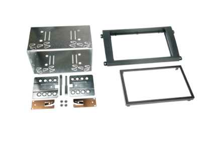 2-DIN Paneel Porsche Cayenne (9PA/955) 2002-2010 - zwart