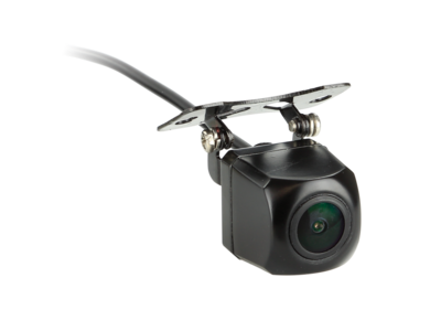 Mini achteruitrij camera universeel zwart NTSC met beeldlijnen en spiegelfunctie