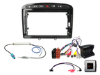ACV - 9" Kit Peugeot 308 2007-2015 piano black RD4 SWI - 2-DIN Kit - artikel 691041-90-1-2