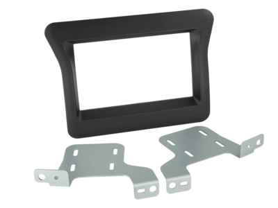 2-DIN Paneel Nissan NV400 - Opel Movano - Renault Master - Zwart