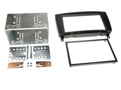 2-DIN Paneel Mercedes Benz CLK (W209) 2004-2010 - Zwart